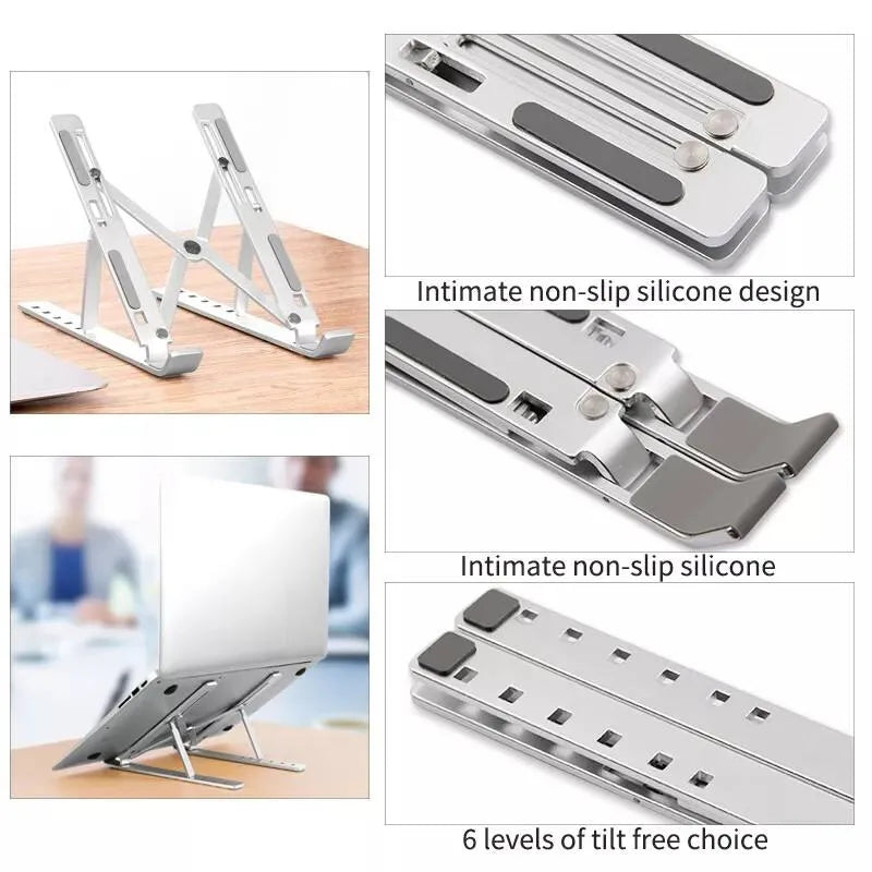 Adjustable Foldable Aluminum Laptop Stand