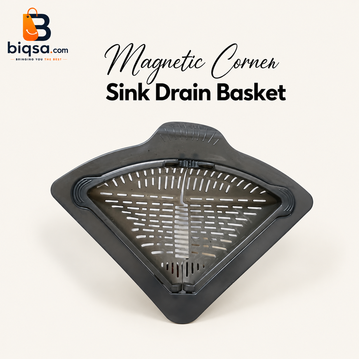 Magnetic Sink Corner Basket