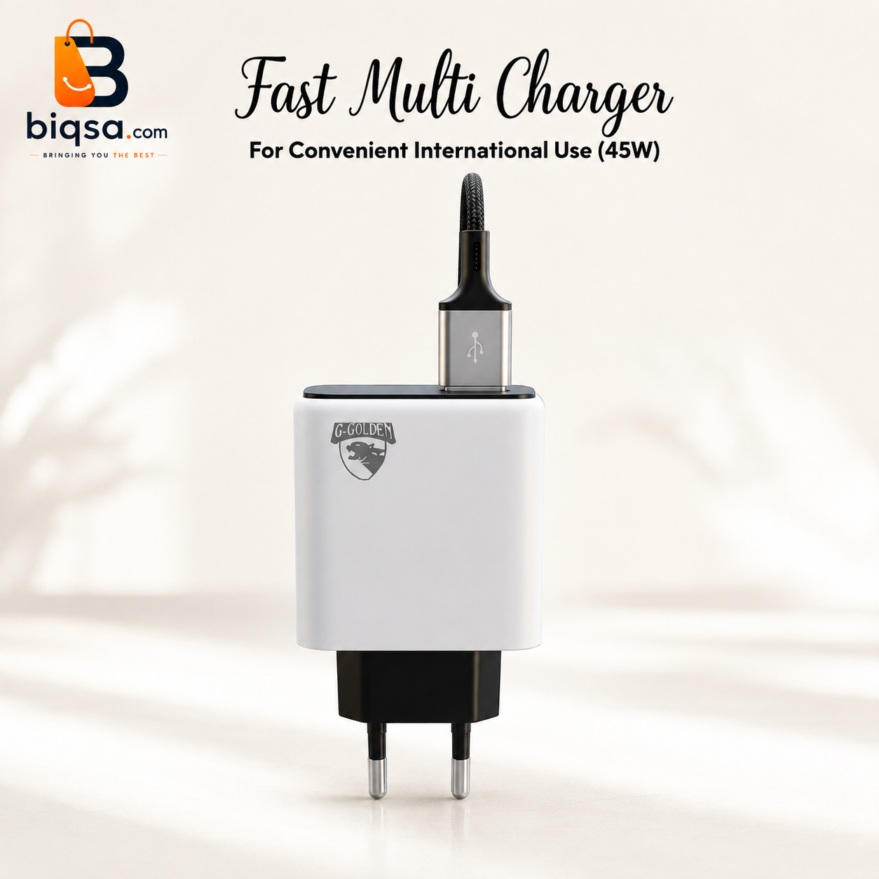 45W Dual Port Fast Charger