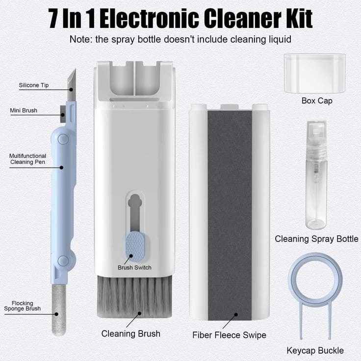 🧹 7-in-1 Keyboard Cleaning Kit