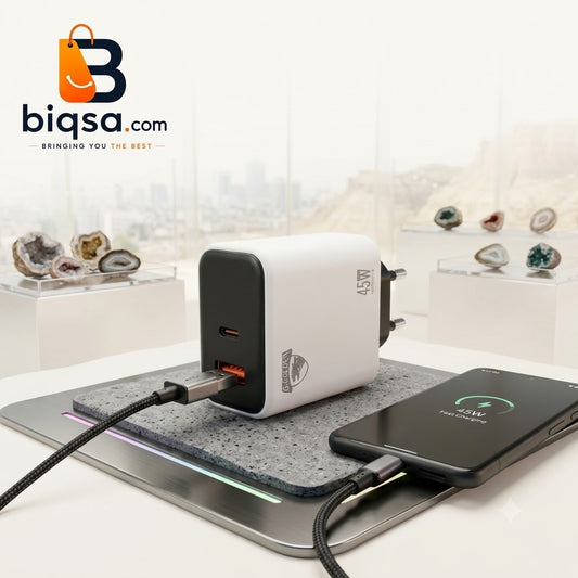 45W Dual Port Fast Charger