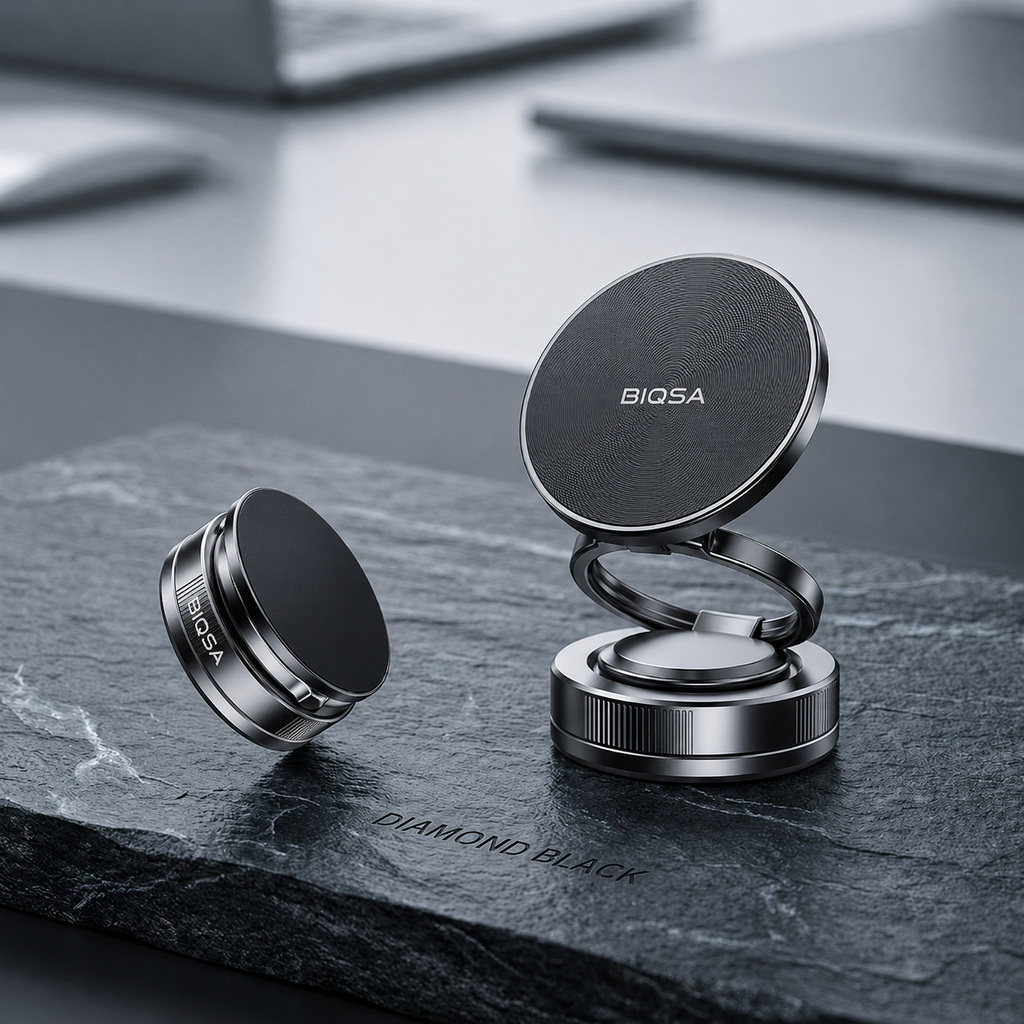 📱 Magnetic Vacuum Phone Holder Mount