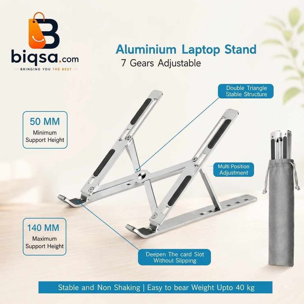 Adjustable Foldable Laptop Stand