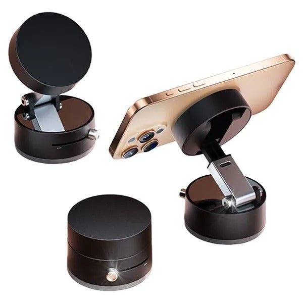📱 Magnetic Vacuum Phone Holder Mount