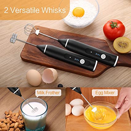 USB Rechargeable 3-Speed Milk Frother