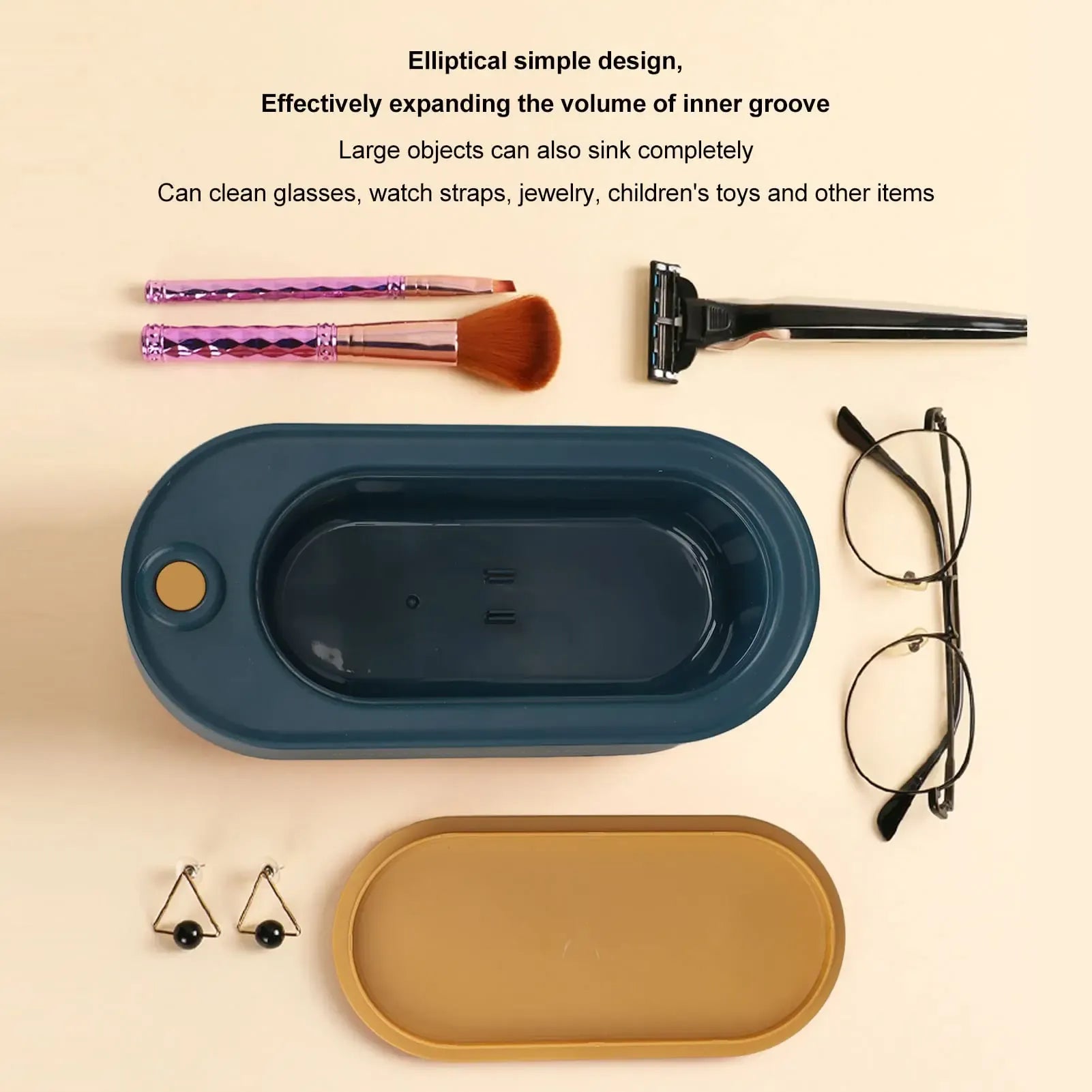 ✨ Portable Ultrasonic Jewelry Cleaner Machine