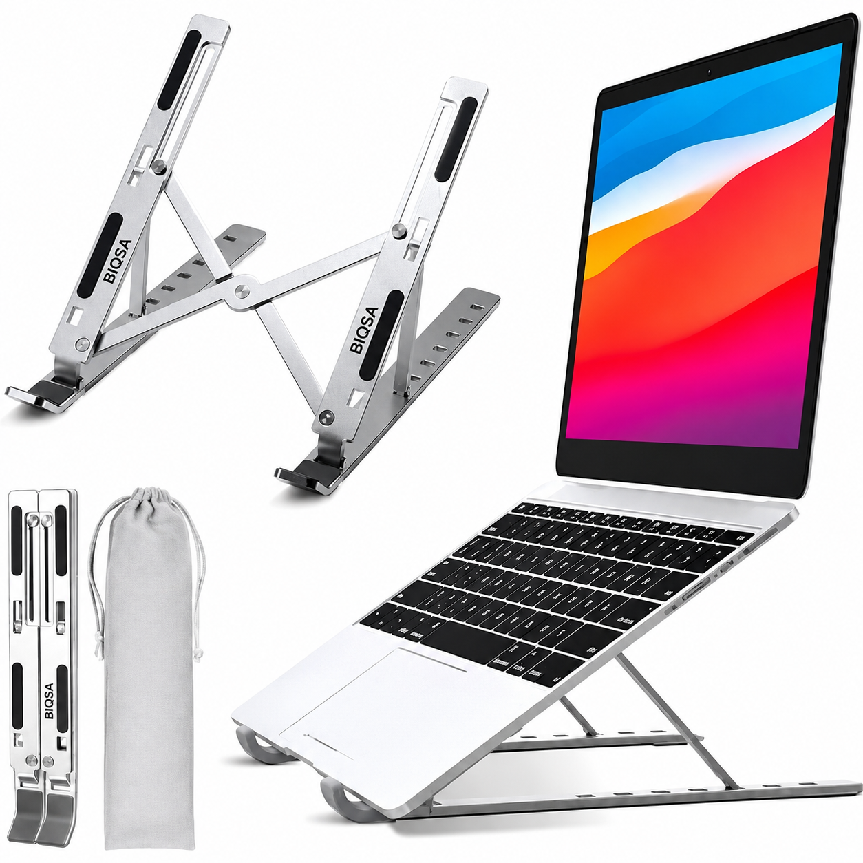 Adjustable Foldable Aluminum Laptop Stand