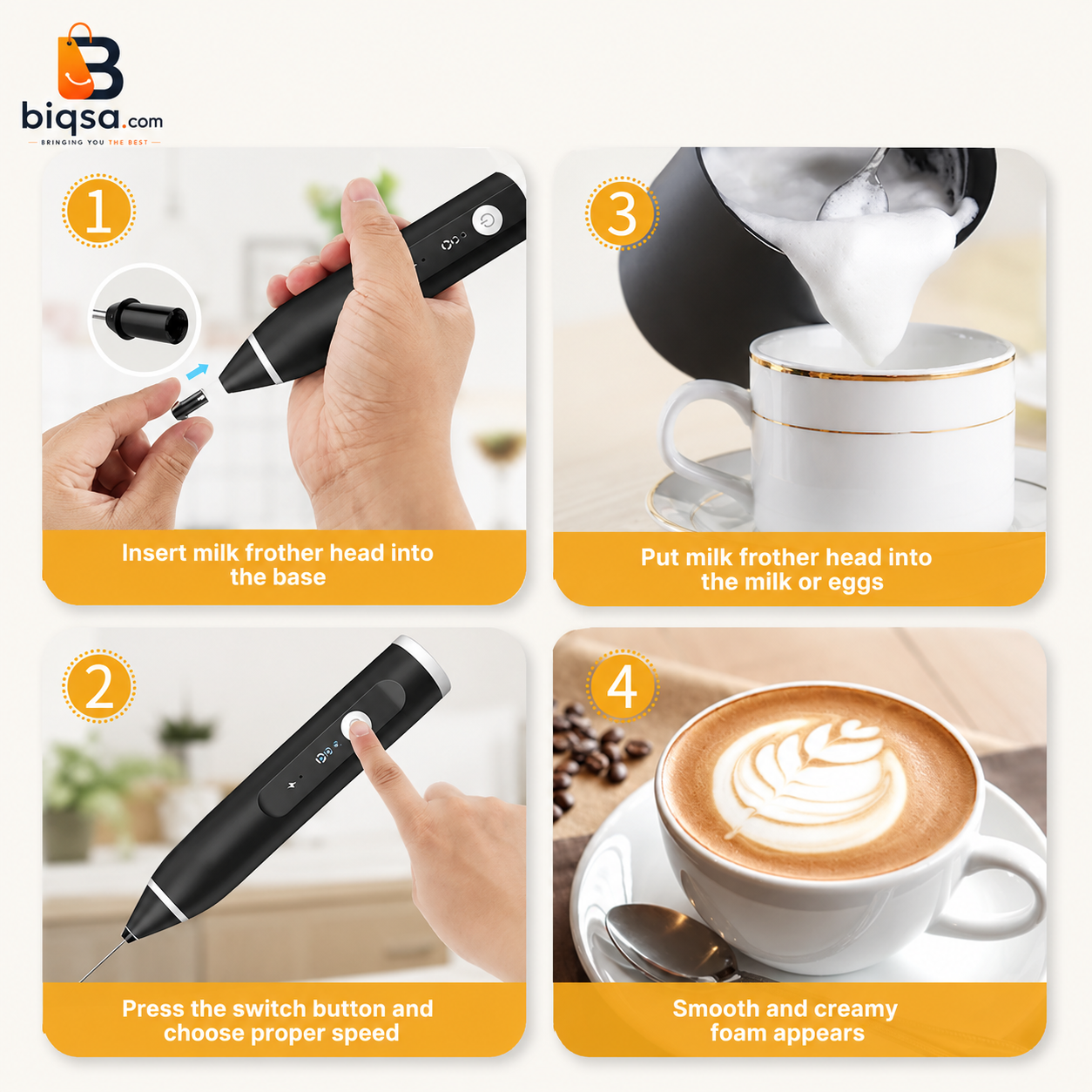 3-Speed Milk Frother
