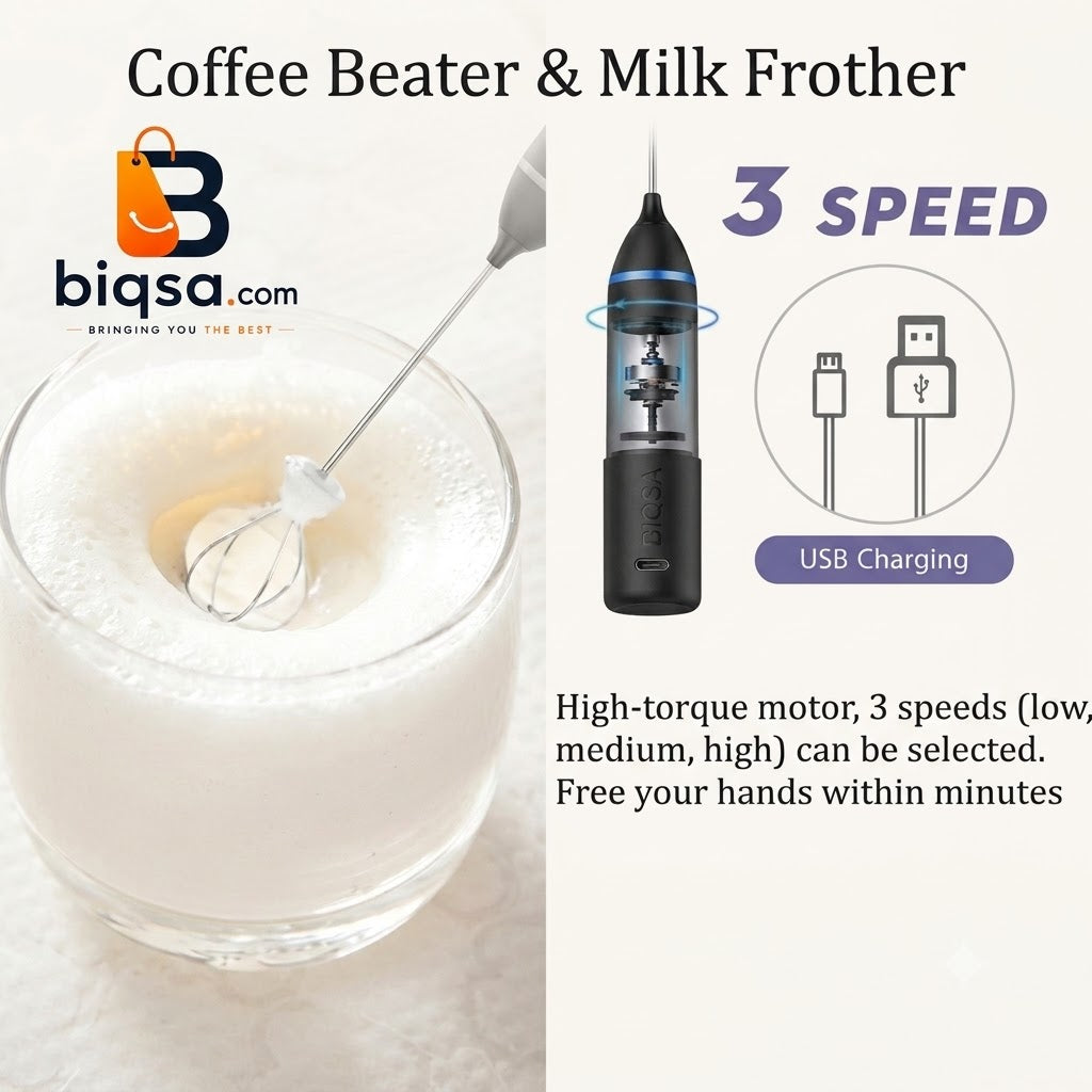 3-Speed Milk Frother