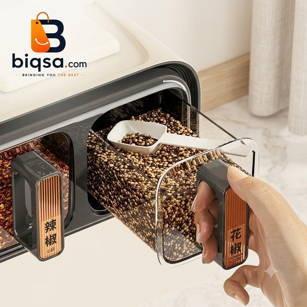 Wall Mounted Spice Organizer Set