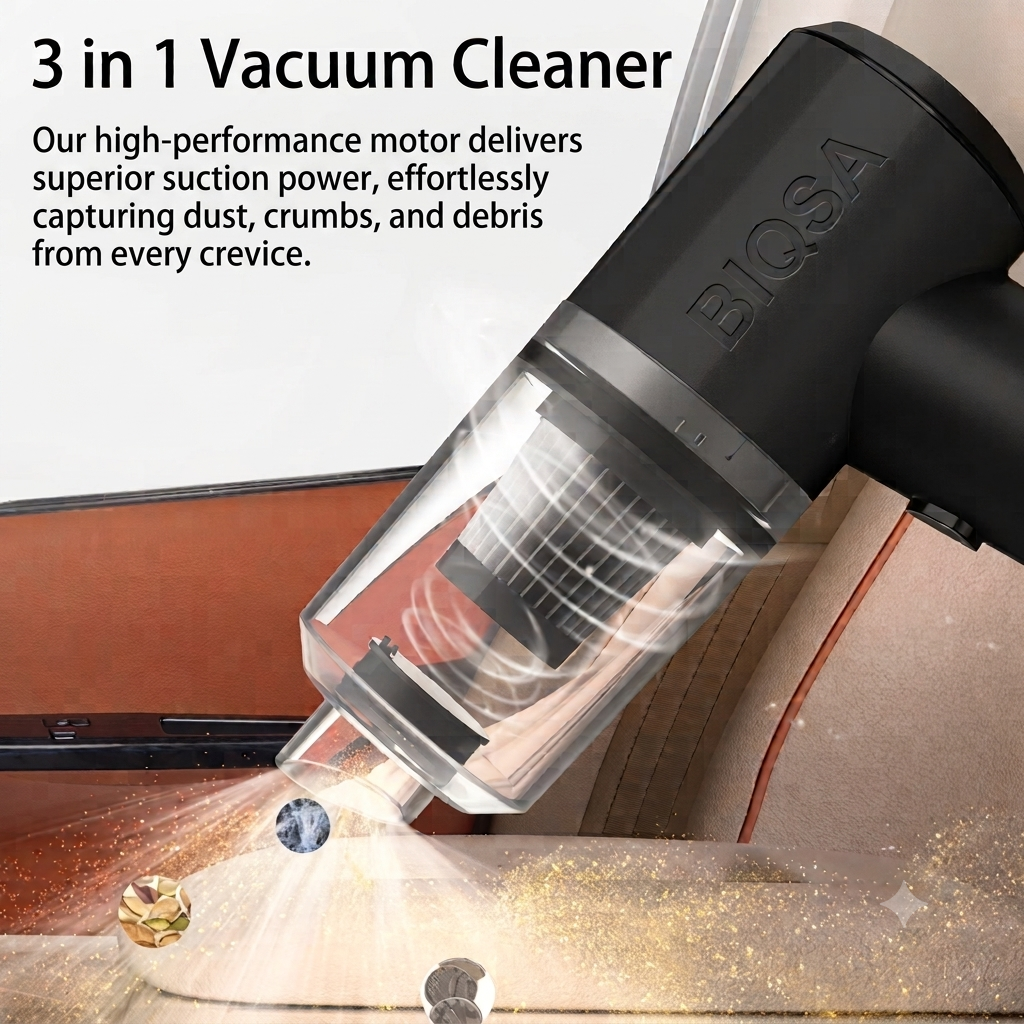 3-in-1 Cordless Handheld Vacuum Cleaner