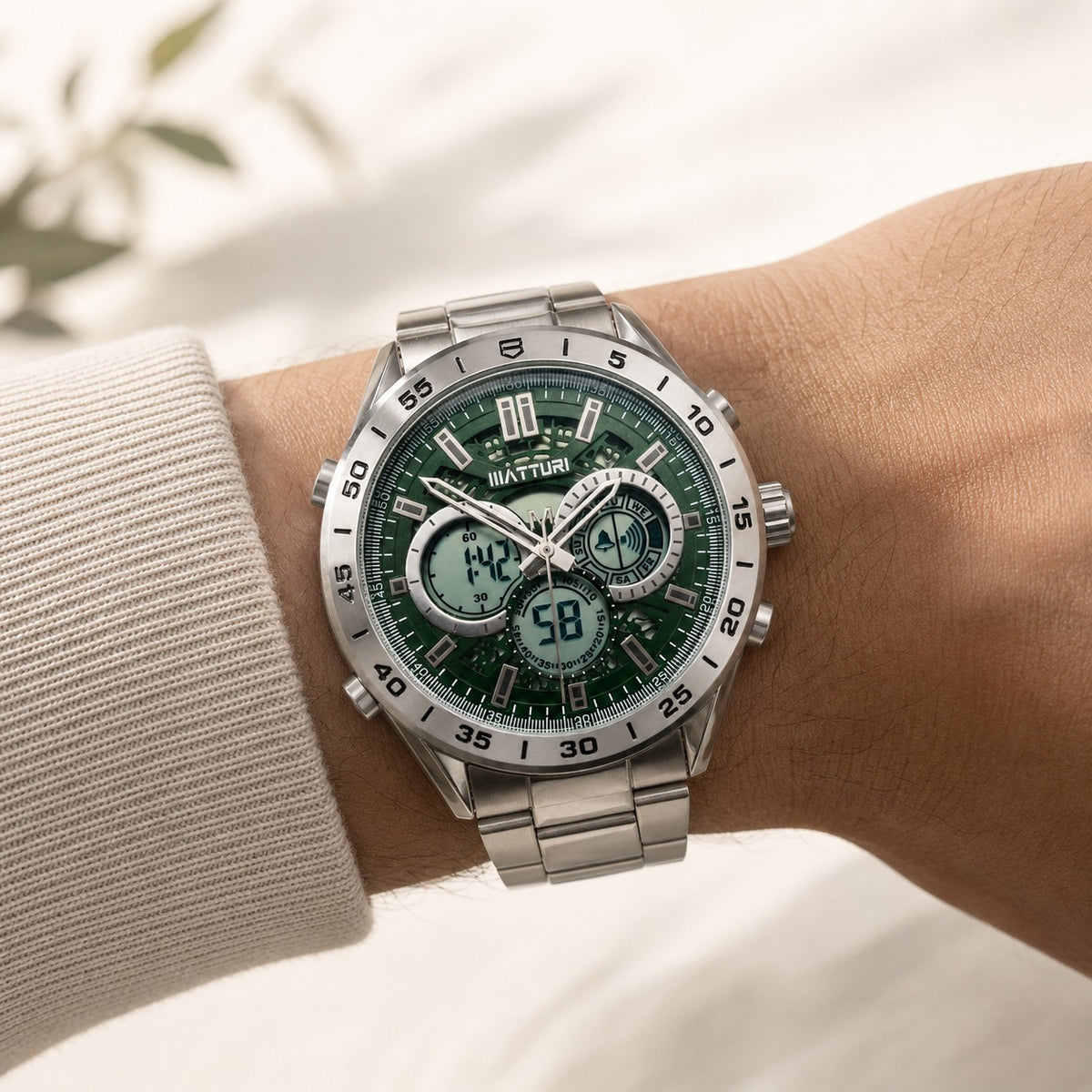 Premium Dual Display Sports Watch