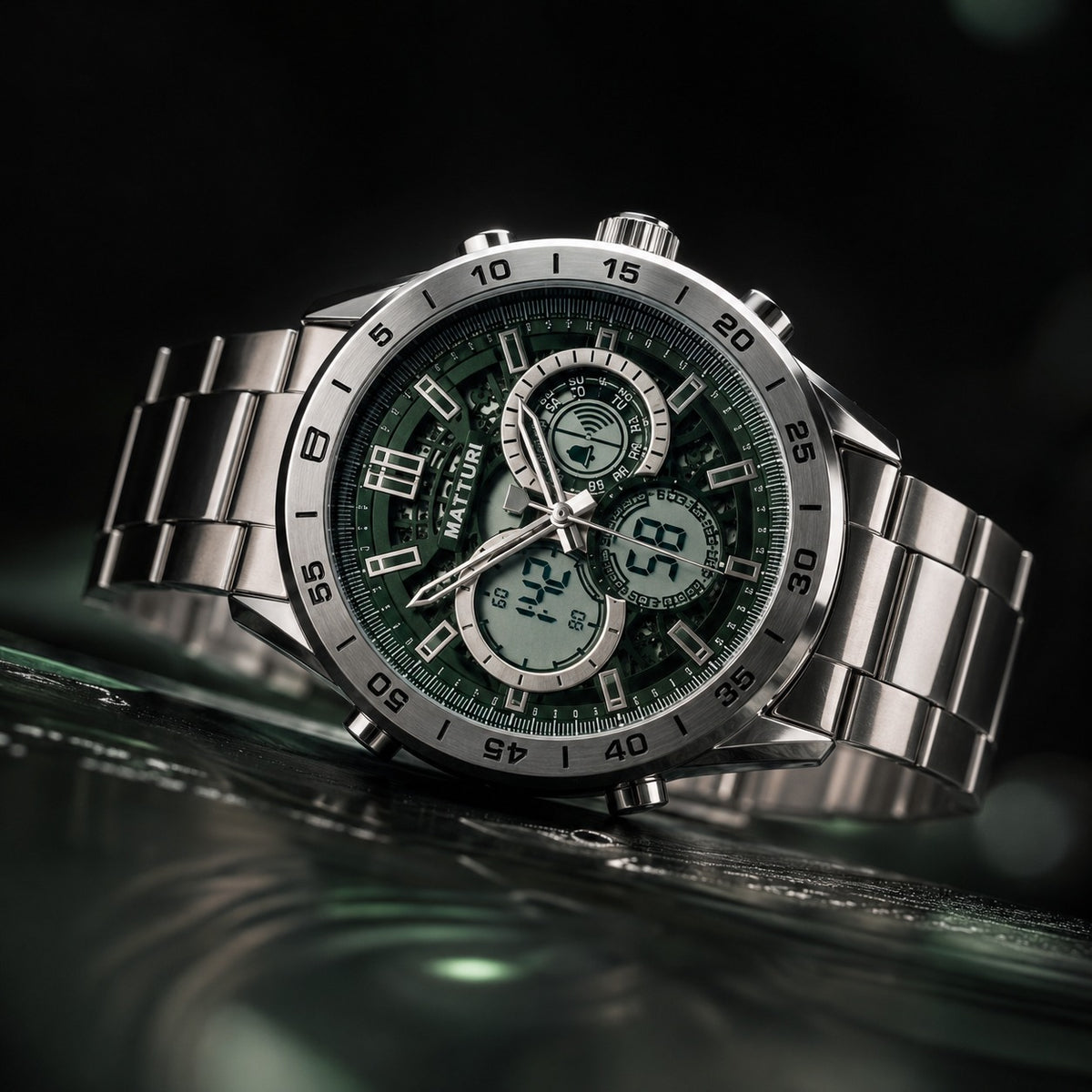 Premium Dual Display Sports Watch