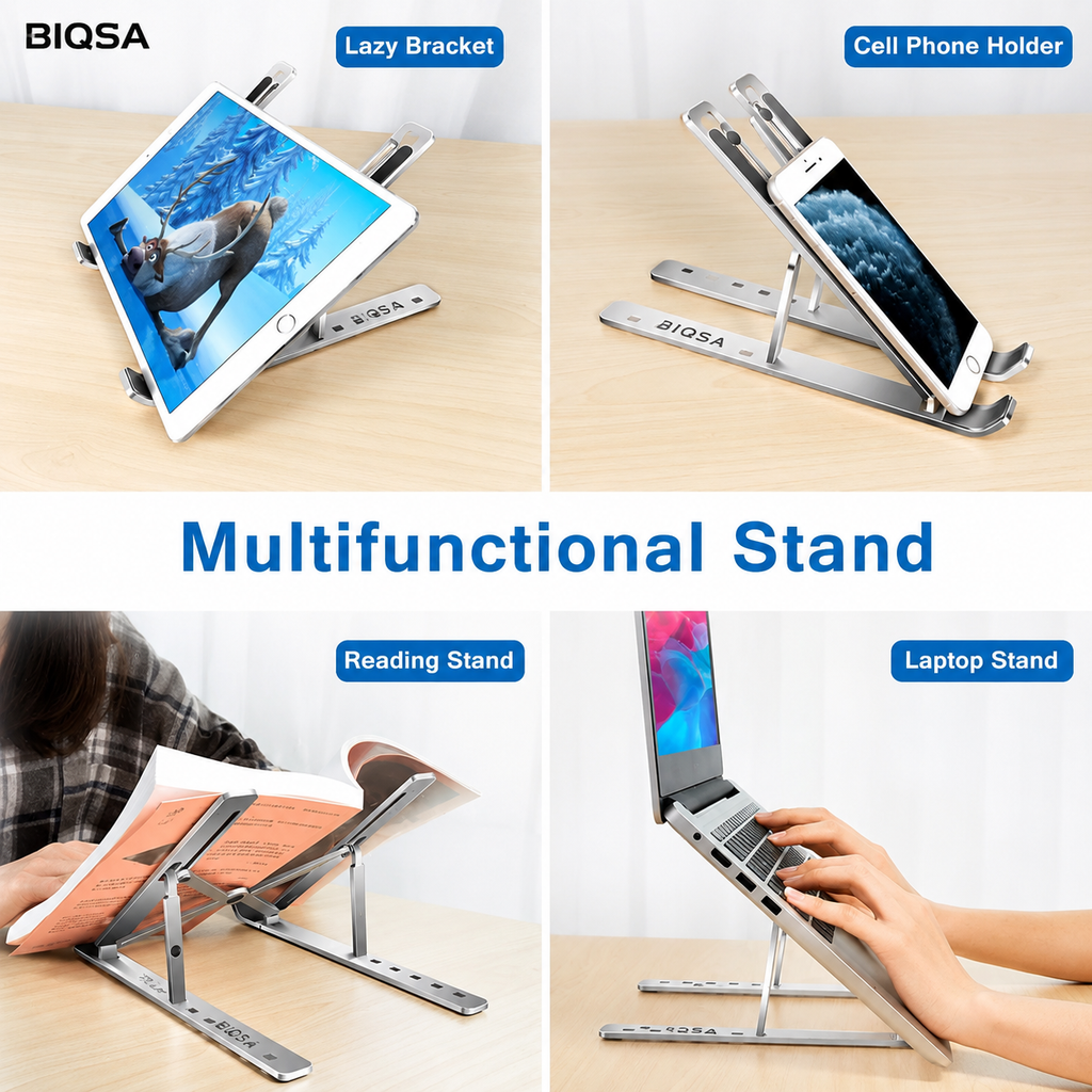 Adjustable Foldable Aluminum Laptop Stand