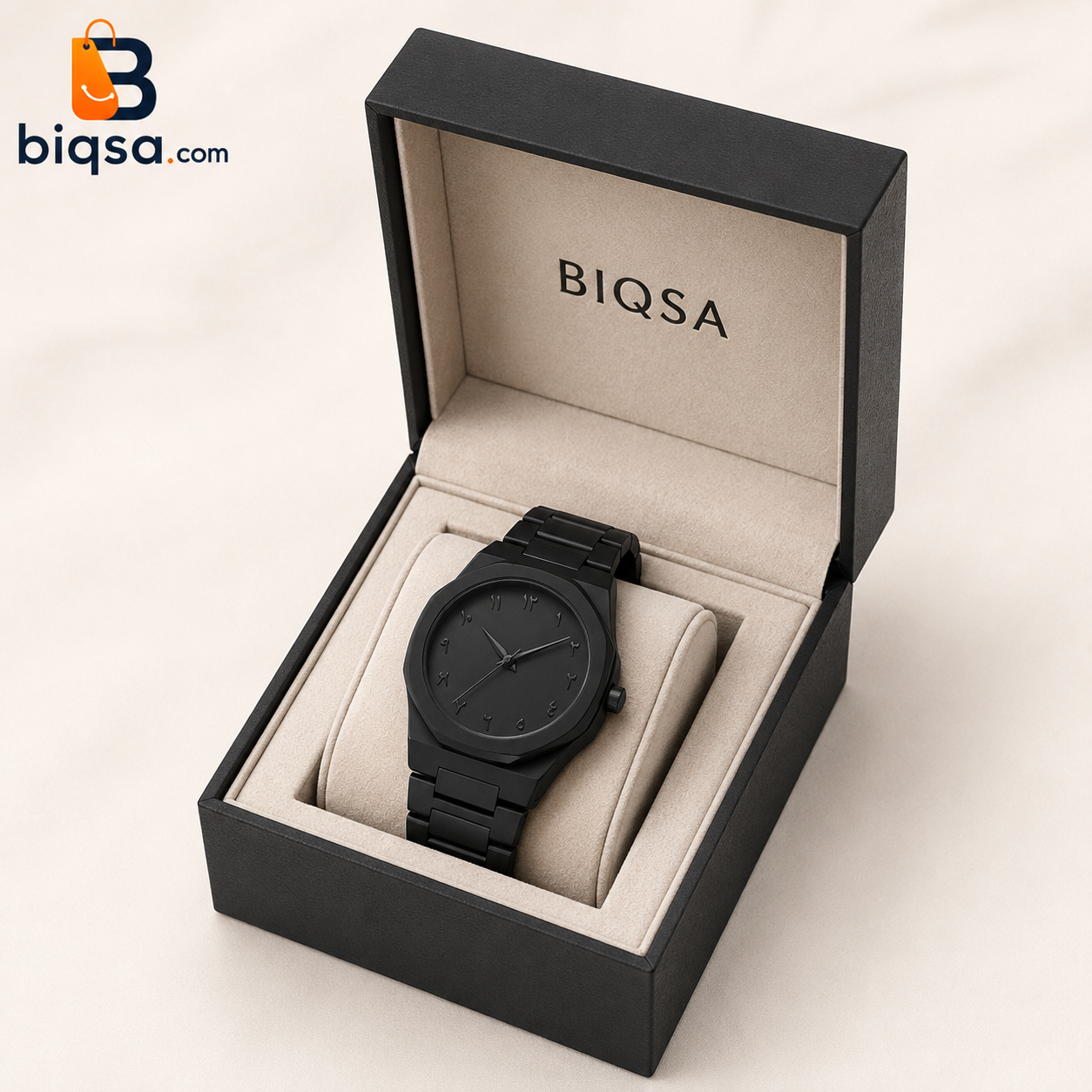 Black Arabic Aura Watch