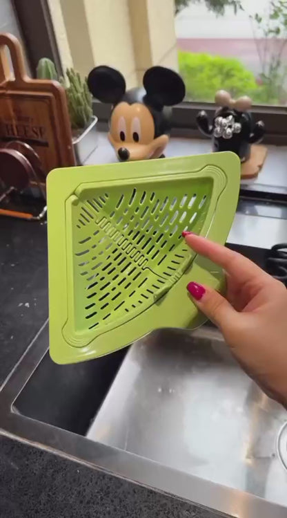 Magnetic Sink Corner Basket